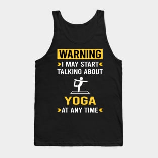 Warning Yoga Tank Top